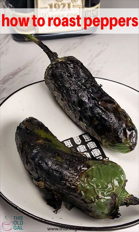 Blistered Peppers, How To Roast Peppers, Roasted Chili Peppers, Roast Peppers, Roasted Green Chili, Roasted Poblano Peppers, Stuffed Anaheim Peppers, Roasted Jalapeno, Electric Pressure Cooker Recipes