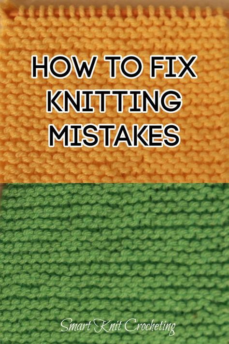 Knitting mistakes and how to fix them Knitting Images, Mosaic Knitting, Knitting Terms, Learn How To Knit, Knitted Wit, Fair Isle Knitting, Pin Image, Knitting Techniques, Fair Isle