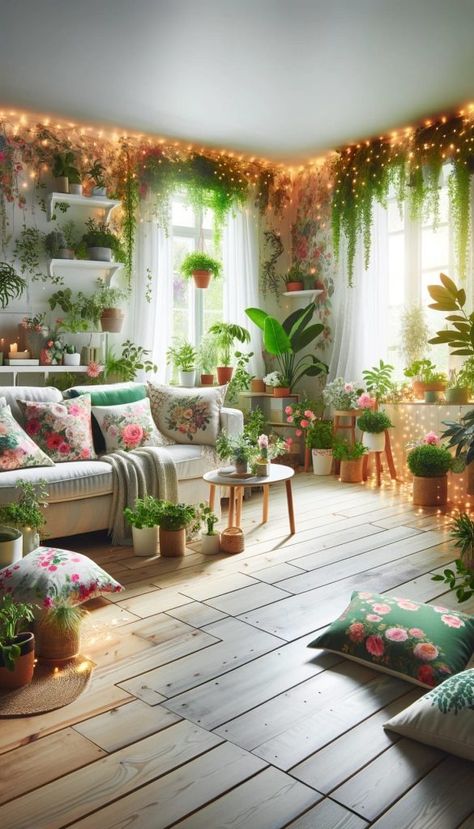 20 Enchanting Whimsical Living Room Ideas to Transform Your Space 30 Fairycore Living Room Aesthetic, Forestcore Living Room, Cottagecore Interior Design Living Room, Fairy Living Room, Fairycore Home, Cottagecore Interior Design, Whimsical Living Room, Cottagecore Interior, Fairy Theme