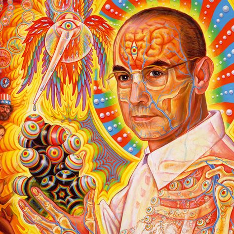 Albert Hoffman Por Alex Gray by ☺pabloॐ☺, via Flickr Alex Gray Art, Galleria D'arte, Alex Grey, Psy Art, Grey Art, Visionary Art, Trippy Art, Creativity And Innovation, Spiritual Art