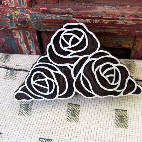 Design your own fabric with our beautiful Art Nouveau Rose Art Block Prints. Create custom clothing or make your own wallpaper with traditional block printing techniques. For more textile art ideas visit us at http://www.colouricious.com Textile Art Ideas, Art Nouveau Rose, Make Your Own Wallpaper, Derby Party, Art Nouveau Design, Custom Clothing, Rose Art, Block Printing, Art Block