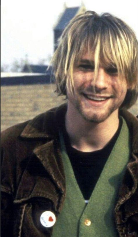 Kurt Cobain, A Man, Blonde, Hair