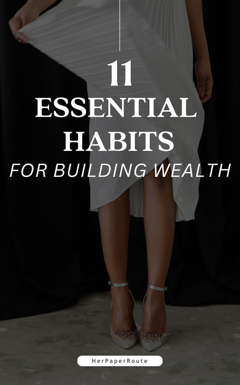 When you’re focused on personal finance, there are really only two types of habits: Those that build wealth and those that diminish it. It’s important to adopt more wealth-building habits because it’s going to help you become wealthier. I say that because if you make the same financial decisions as rich people, you are probably going to see more wealth, as well. Building Habits, Wealth Planning, Build Wealth, Wealth Management, Rich People, Financial Tips, Wealth Building, Financial Planning, Make More Money