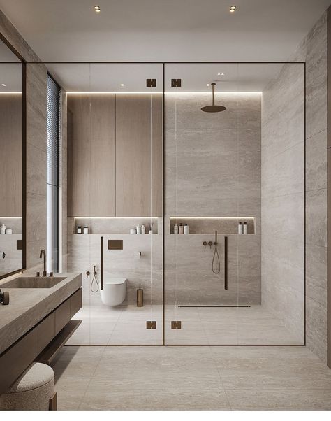 Toilet Luxury Design, Luxury Washroom Design Master Bath, Modern Luxury Bathroom Design Master Bath, Luxury Toilet Design, Luxury Toilet, Bathroom Interior Design Modern, Bathroom Addition, Bathroom Design Layout, Perfect Bathroom