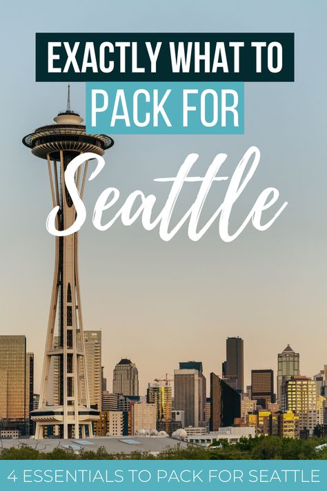 Seattle Fashion Summer, Seattle Packing List, What To Wear In Seattle, Packing List Spring, Seattle Winter, Seattle Travel Guide, Seattle Vacation, Summer Packing Lists, Pack For A Trip