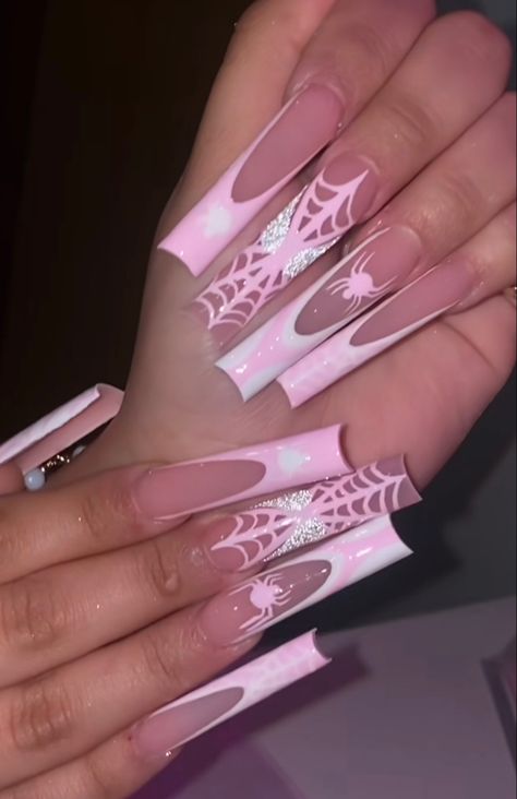 Nail Ideas Hello Kitty, Acrylics Aesthetic, Hello Kitty Batman, Batman Nails, Nails Cute, Cute Nail, Long Nails, Nail Ideas, Nail Inspo