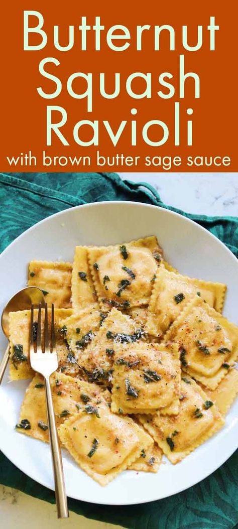 Trader Joe's Butternut Squash Ravioli - Grilled Cheese Social Sauces For Butternut Squash Ravioli, Squash Ravioli Sauce, Butternut Squash Ravioli Sauce, Ravioli Sauce Recipe, Butter Sage Sauce, Brown Butter Sage Sauce, Brown Butter Sage, Ravioli Sauce, Sage Sauce