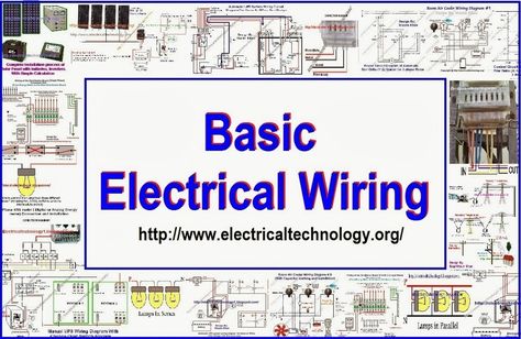 Basic Electrical Wiring, Home Electrical Wiring, Wire Installation, Solar Panel Battery, House Wiring, Electrical Wiring Diagram, Solar Panels For Home, Electrical Work, Solar Panel Kits