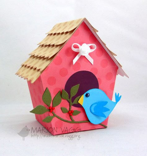 Birdhouse Craft, Bird House Kits, Bird Houses Painted, Diy Bird Feeder, Bird Houses Diy, Origami Crafts Diy, Origami Crafts, Cardboard Crafts, Spring Crafts