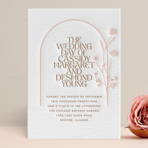 Top 22 Wedding Invitations for 2022 Weddings — The Unveiled Bride Blush Invitations, Formal Wedding Invitations, Letterpress Invitations, 카드 디자인, Letterpress Wedding, Letterpress Wedding Invitations, Future Wedding Plans, Create Invitations, Desert Wedding