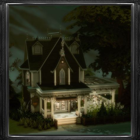 🦇 Vampire Cafe 🦇 Sims 4 Vampire House Layout, Sims 4 Dark Academia House, Sims 4 Vampire Build, Modern Vampire House Sims 4, Sims 4 Vampire House, Vampire Mansion Sims 4, Sims 4 Forgotten Hollow Build, Vampire Cafe, Vampire Home Sims 4