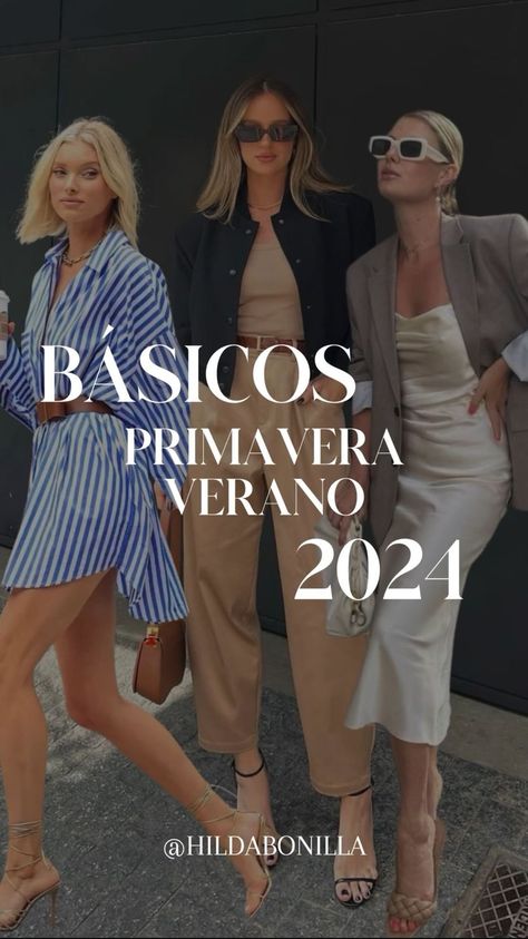 HILDA BONILLA | Aquí te dejo algunos de mis básicos favoritos de esta temporada primavera verano 2024 ✨🤩 Amo las camisas de rayas y los chalecos.… | Instagram Outfits Primavera Verano, Outfit Primavera, Outfit Mujer, Double Chin, April 19, Womens Hairstyles, Fashion Outfits, Hair Styles, On Instagram