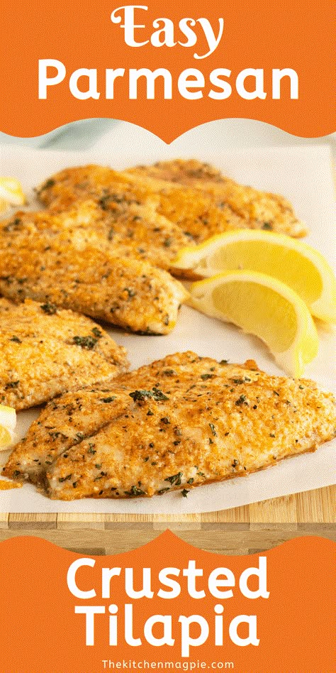 Crusted Tilapia Recipes, Breaded Tilapia, Tilapia Recipes Easy, Baked Tilapia Recipes, Parmesan Crusted Tilapia, Crusted Tilapia, Baked Tilapia, Quick Side Dishes, Tilapia Recipes