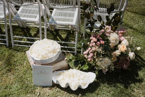 We love styling with clam shells and a ‘petal station’ sign and floral arrangement frame it beautifully. Petal Station Wedding, Petal Station, Clam Shells, Wedding Styling, Clam Shell, Floral Arrangement, Wedding Styles, Floral Arrangements, Wedding Decorations