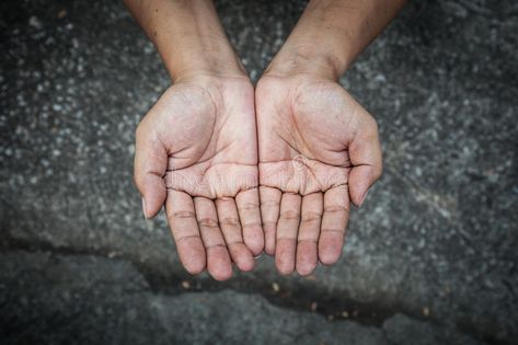 Beggar people and human poverty concept - person hands begging f. Or food or hel , #spon, #poverty, #concept, #human, #Beggar, #people #ad Nature Light, Stock Images, Human, Nature