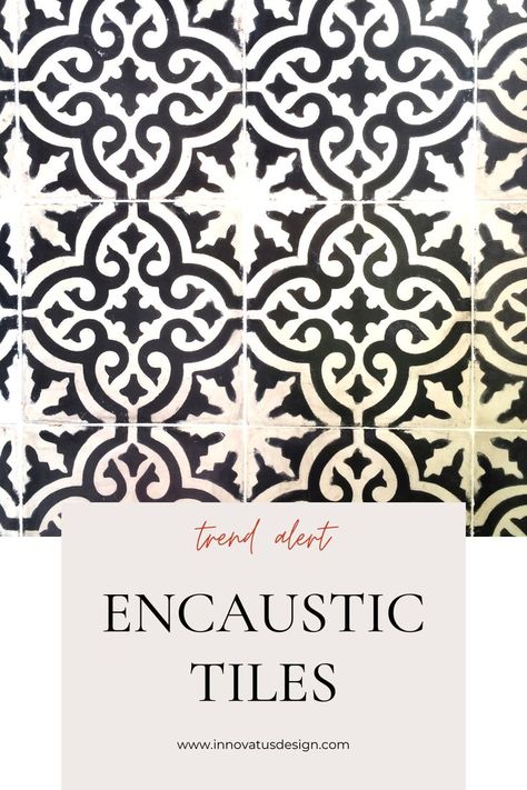 Encaustic Tiles Bathroom, Tile Layout, Latest Interior Design Trends, Encaustic Cement Tile, Encaustic Tile, Tile Inspiration, Bathroom Floor Tiles, Cement Tile, Interior Design Trends