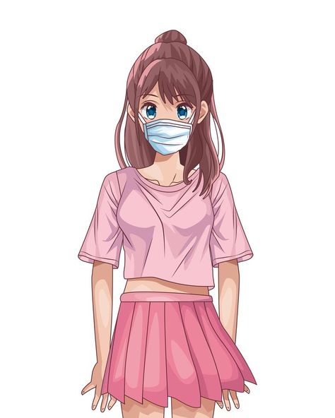 Anime With Face Mask, Female Anime Characters, Anime Character, Face Mask, Facial, For Free, Mask, Anime