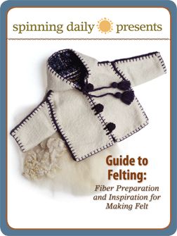 Felting Fiber Free Guide: How to Prepare and Felt Fiber and Yarn | Spin Off Making Felt, Felt Yarn, Rigid Heddle Weaving, Heddle Loom, Drop Spindle, Weaving Yarn, Weaving Projects, Types Of Yarn, Handspun Yarn