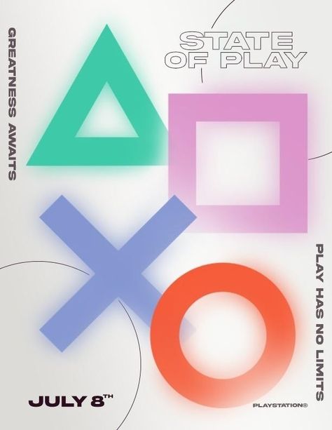 Fan made poster for playstation event Playstation Poster Design, Playstation Poster, Gaming Center, 3d Poster, Adobe Illustrator Graphic Design, Pamphlet Design, Pop Posters, Event Poster Design, Design Movements