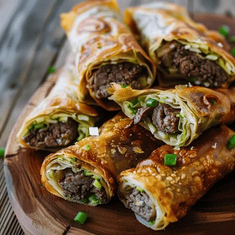 Beef Rolls, Taiwanese Cuisine, Beef Roll, Asian Beef, Taiwanese Food, Egg Roll Recipes, Street Foods, Wrap Recipes, Asian Dishes