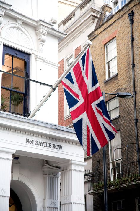 Union Flag at Saville Row. See more at www.flagmakers.co.uk Uk Flag Aesthetic, Being A Gentleman, London Flag, Gents Style, British Aesthetic, Saville Row, Dream Escape, English Flag, Style Gentleman