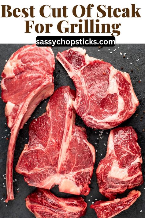 Discover the top 5 steak cuts perfect for grilling. Master your next cookout with our guide and savor the most succulent, smoky flavors. Steak Cuts Types Of, Grill Time For Steak, Medium Steak On Grill, Steak Cooking Times Grill, How Long To Cook Steak On Grill, Grilled Steak Dinner, Steaks On The Grill, Cooking Steak On Grill, Best Cut Of Steak