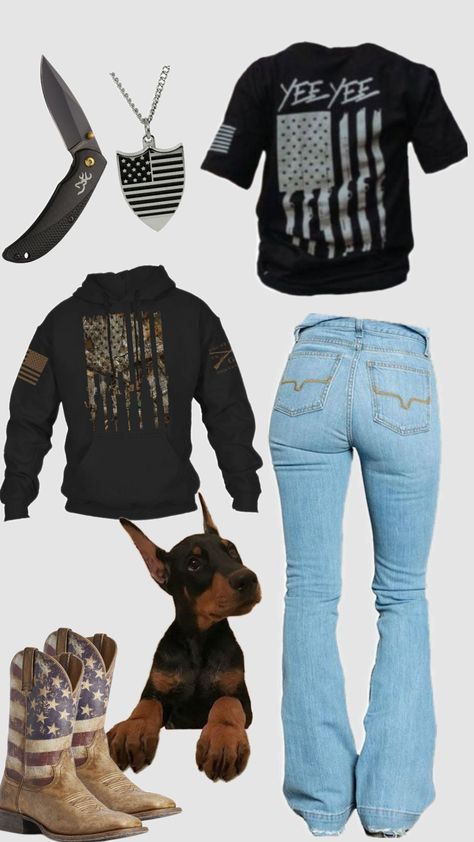 #outfit #country Punchy Country Outfits, Female Country Outfits, Teen Cowgirl Outfits, Rock Country Outfit, Country Fits For School, Country Girl Stuff, Cute Outfits Country, Country Girl Outfits For School, Country Outfits For Teens