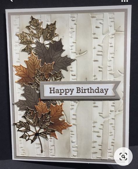 Fall Birthday Cards Diy, Fall Birthday Cards For Women, November Birthday Cards, Fall Birthday Cards Handmade, Soft Seedlings, Rainbow Birthday Card, Fall Cards Handmade, Thanksgiving Cards Handmade, Fall Greeting Cards