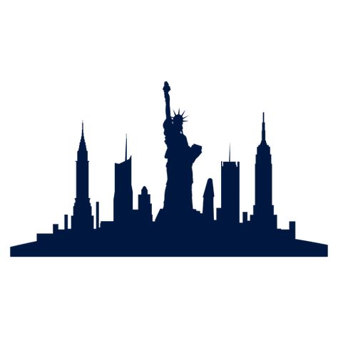 New York Skyline Silhouette, City Skyline Silhouette, Arts And Crafts Storage, Arts And Crafts For Adults, Arts And Crafts For Teens, New York Graffiti, City Vector, City Silhouette, New York City Skyline