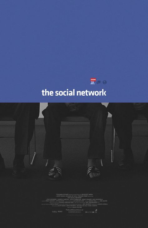 The Social Network (2010) Social Network Movie, Movie Club, Film Poster Design, Minimal Movie Posters, The Social Network, Cinema Posters, Movie Posters Minimalist, Alternative Movie Posters, Movie Poster Art