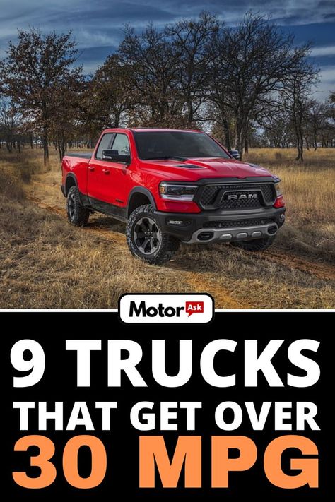 9 Trucks That Get Over 30 MPG (With Pictures) Hybrid Trucks, Compact Trucks, Hyundai Santa Cruz, Ford Raptor, Ford Maverick, Chevrolet Colorado, Toyota Tundra, Truck Lights, Mid Size