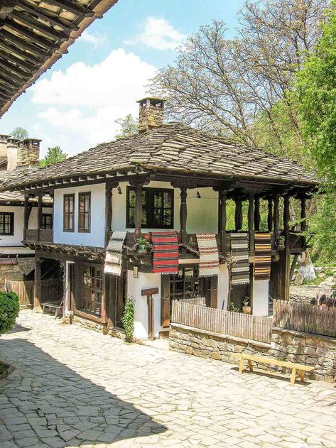 Balkan Architecture, Bulgarian Aesthetic, Balkan Summer, Balkan Aesthetic, Bulgarian Architecture, Bulgarian Culture, Veliko Tarnovo, Stara Zagora, Rural House