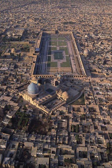 Isfahan Iran, Iranian Architecture, Persian Architecture, Iran Travel, Aerial Photograph, Islamic Architecture, Birds Eye View, Aerial Photography, Ancient Cities