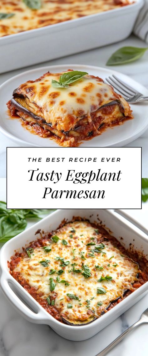 Image for Tasty Eggplant Parmesan Egg Plant Dinner, Egg Plants Recipe, Eggplant Parmesan Recipes, Low Carb Eggplant Recipes, Eggplant Parmesan Easy, Healthy Eggplant Parmesan, Eggplant Parmesan Casserole, Eggplant Dinner, Baked Eggplant Parmesan