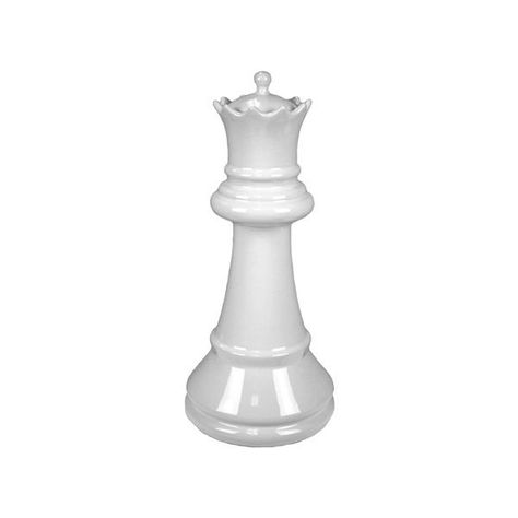 Queen Chess, Queen Chess Piece, Chess Queen, Home White, White Home Decor, Chess Pieces, Home Decor Accessories, Decorative Bells, Chess