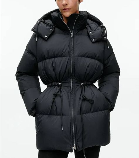 The 9 Expensive-Looking High-Street Items on My Wish List | Who What Wear UK Long Puffer Coat, Beige Jacket, Long Puffer, Direct Marketing, Suzhou, Design Minimalista, Detachable Hood, Fashion Editor, Puffer Coat