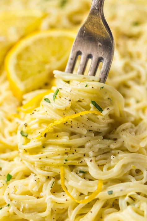 Low Fodmap Lemon Pasta, Lemon Cream Orzo Pasta, Pasta With Lemon Garlic Sauce, Lemon And Parmesan Pasta, Spaghetti With Lemon Sauce, Simple Lemon Pasta Sauce, Pasta Recipes With Lemon, Creamy Lemon Parmesan Sauce, 15 Minute Pasta