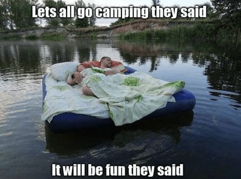 Let's go camping they said. It will be fun they said. #camping #campinglife #campingfun #memes Funny Camping Pictures, Funny Baby Images, American Funny Videos, Camping Photo, Best Funny Photos, Funny P, Funny Dog Photos, Funny Pictures For Kids, Camping Humor