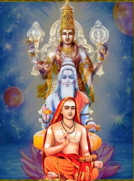 SHANKARA STOTRA SAAHITHYA | Shankaraamrutham Jnana Yoga, Adi Shankaracharya, Hall Painting, Krishna Avatar, Sanatana Dharma, Lord Balaji, Chakra Art, Indian Art Gallery, Lord Shiva Family