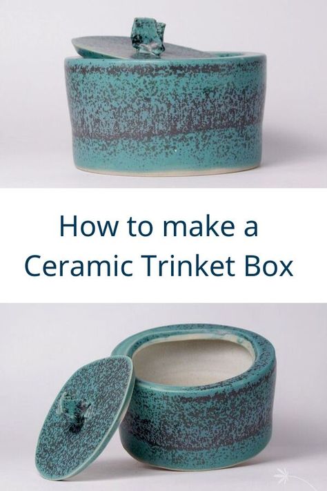 How to make the Aura Ceramic Trinket Box - Aura Pottery Trinket Box Ceramic, Trinket Box Clay, Clay Classes, Creative Retreat, Pottery Inspo, Handcrafted Pottery, Air Dry Clay Projects, Pottery Workshop, Pottery Handbuilding