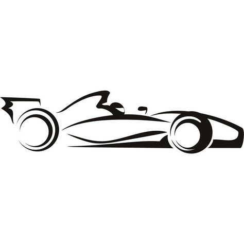 Racing Tattoos, Japandi Art, Dibujo Simple, Bmw Art, Outline Tattoo, F1 Art, Car Silhouette, Car Tattoos, Automotive Artwork