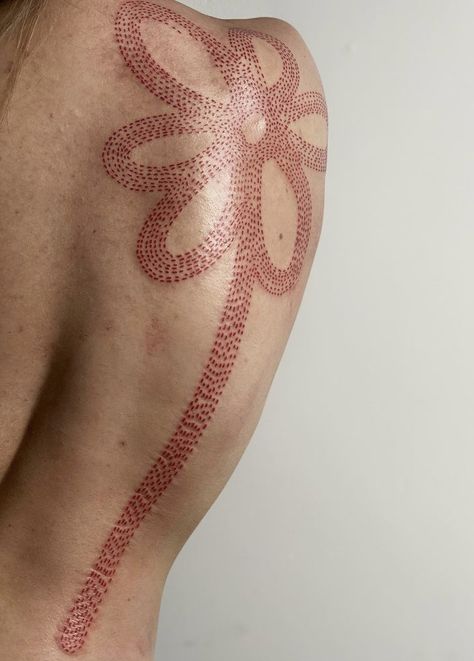 Cubital Fossa Tattoo, Intestines Tattoo, Burgundy Tattoo, Overlay Tattoo, Overlapping Tattoos, Thermal Tattoo, Thick Tattoos, Pointillism Tattoo, Traditional Black Tattoo