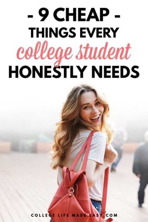 Things Every College Student Needs, College Needs, College Dorm Diy, Dorm Signs, College Student Needs, College Freshman Advice, College Must Haves, College Survival Guide, Freshman Tips