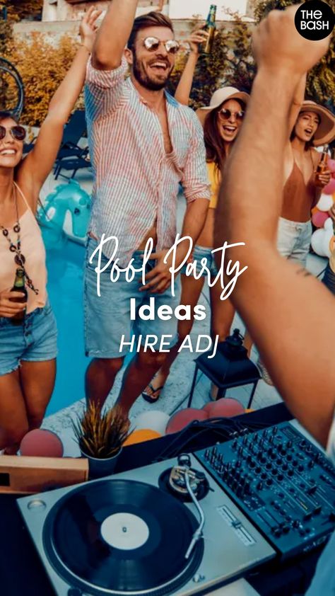 Pool Party Dj, Dj Pool Party, Pool Party Ideas, Pool Party Food, Top Dj, Pool Party Outfits, Summer Party Decorations, Summer Party Outfit, Flying Fish