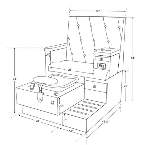 Manicure Furniture, Pedicure Chair Ideas, Pedicure Station Ideas, Pedicure Bench, Salon Remodel, Spa Space, Manicure Station, Pedicure Station, Nail Salon Interior