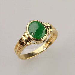 One Stone Rings Gold, Mens Stone Ring Designs, Mens Stone Ring, Stone Gold Ring, Green Ring Men, Stone Rings For Men Gold, Stone Ring Design Gold, Gold Stone Ring, Gold Jade Jewelry With Stones