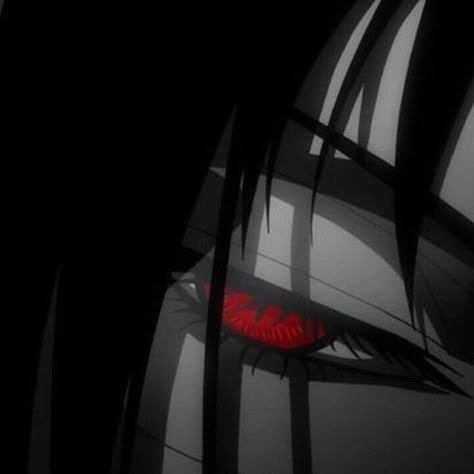 Red Eyes, Anime Character, Black Hair, Red, Anime, Hair, Black