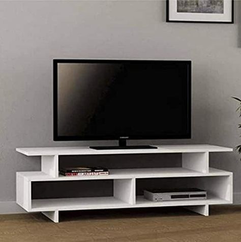 Tv Stand Decor Living Room, Simple Tv Stand, Romantic Hotel Rooms, Wood Media Unit, Theater Rooms, Simple Tv, Tv Unit Furniture Design, Tv Stand Decor, Tv Stand Designs