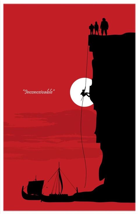 Inconceivable (2017) Princess Bride Tattoo, Princess Bride Art, Princess Bride Movie Poster, Princess Bride Movie, Quotes Strong, The Princess Bride, Brides With Tattoos, Quotes Famous, Minimalist Movie Poster