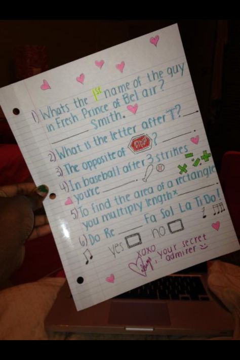 A cute way how to ask a girl out(: Asking A Girl Out, Asking Someone Out, Ask Out, Fresh Prince Of Bel Air, Secret Admirer, Prince Of Bel Air, Fresh Prince, Beating Heart, To Infinity And Beyond